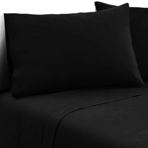 Sheet Set Luxury Microfibre Classic Black