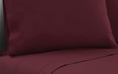 Sheet Set Luxury Microfibre Classic Burgundy