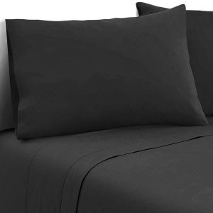 Sheet Set Luxury Microfibre Classic Charcoal