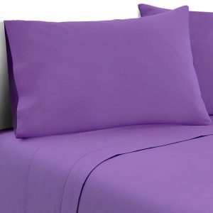 Sheet Set Luxury Microfibre Classic Purple