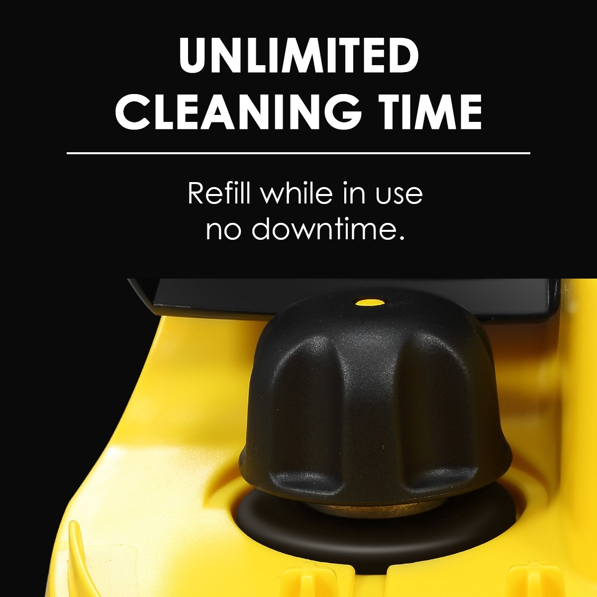 Steam Cleaner 2000w 1.5L 13 in 1 Yellow - Image 4
