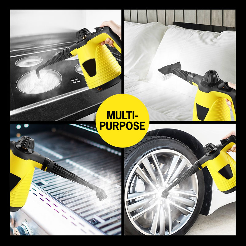 Steam Cleaner & Mop 1050w Handheld 13 in 1 Yellow - Image 3