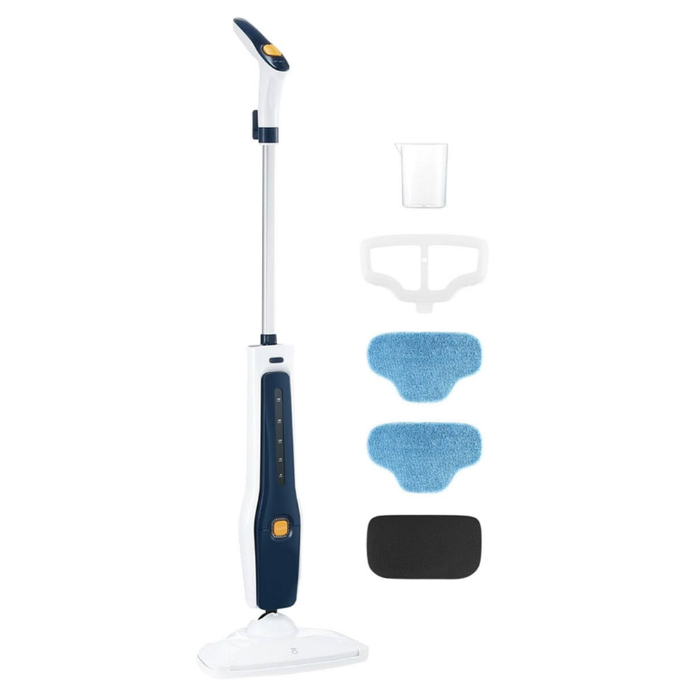 Steam Mop 1300w 450ml 14 in 1 Blue - Image 2