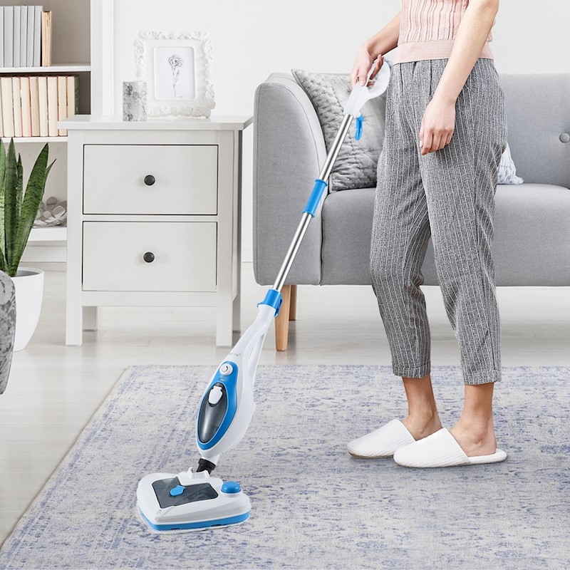 Steam Mop 1500w 400ml 13 in 1 Blue - Image 13