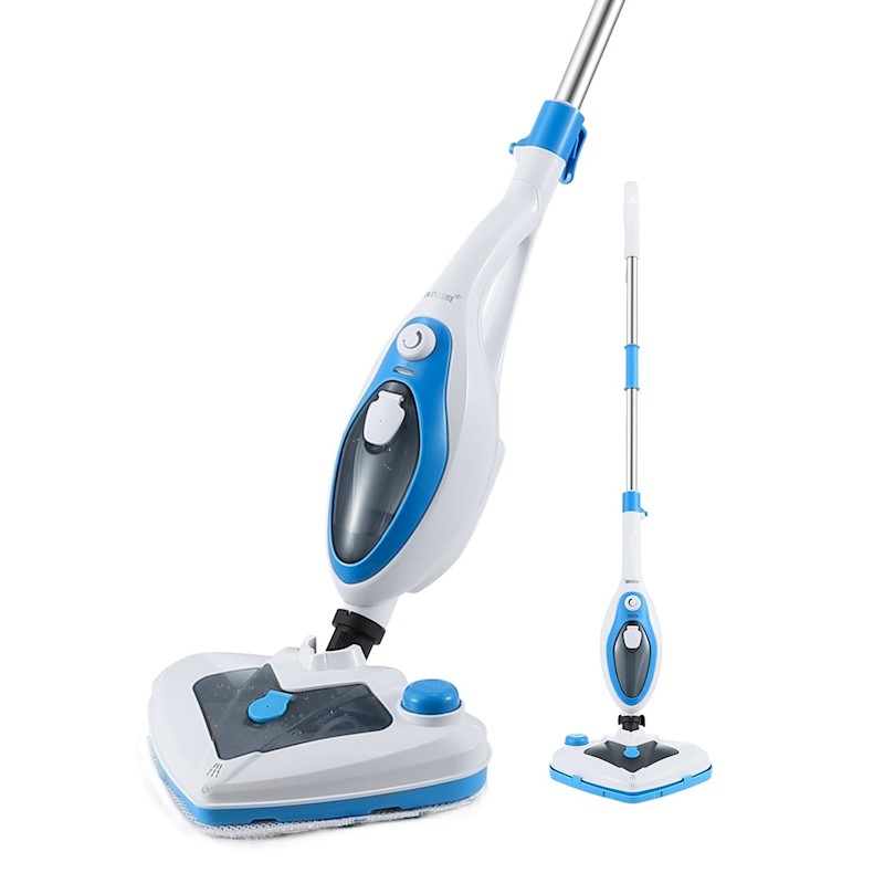 Steam Mop 1500w 400ml 13 in 1 Blue - Image 2