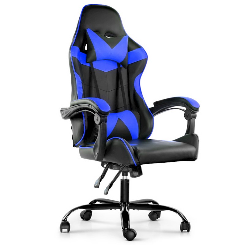 Ultimate Comfort Gaming Chair Black & Blue