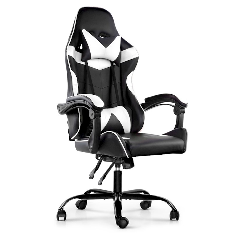 Ultimate Comfort Gaming Chair Black & White