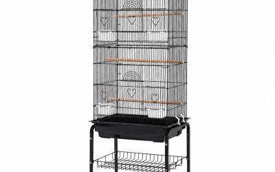 158cm Bird Cage Black