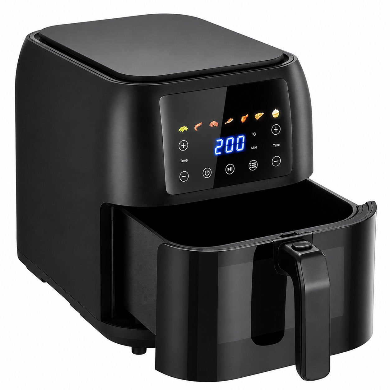 8L Air Fryer 1700W Black