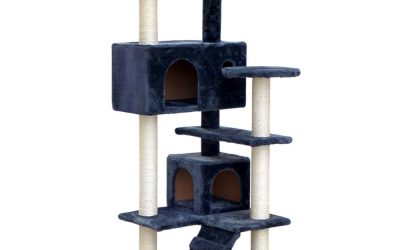 Cat Kitten Toy 134cm Scratching Tree Blue