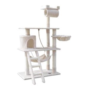 Cat Kitten Toy 141cm Scratching Tree White