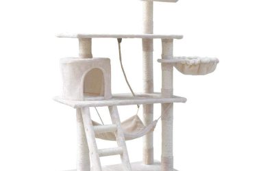 Cat Kitten Toy 141cm Scratching Tree White
