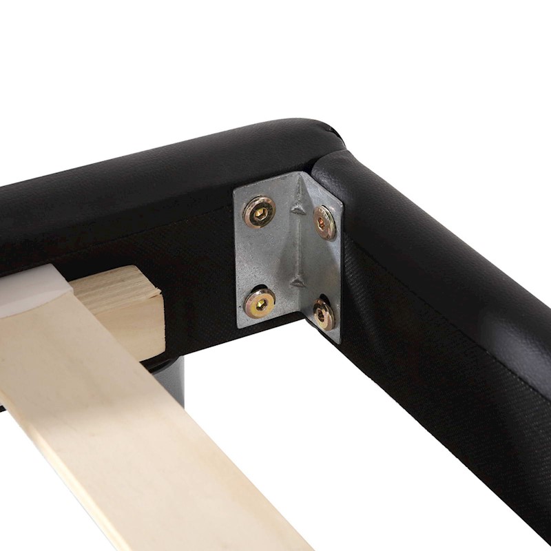 Leather Bed Frame Flio Black - Image 6