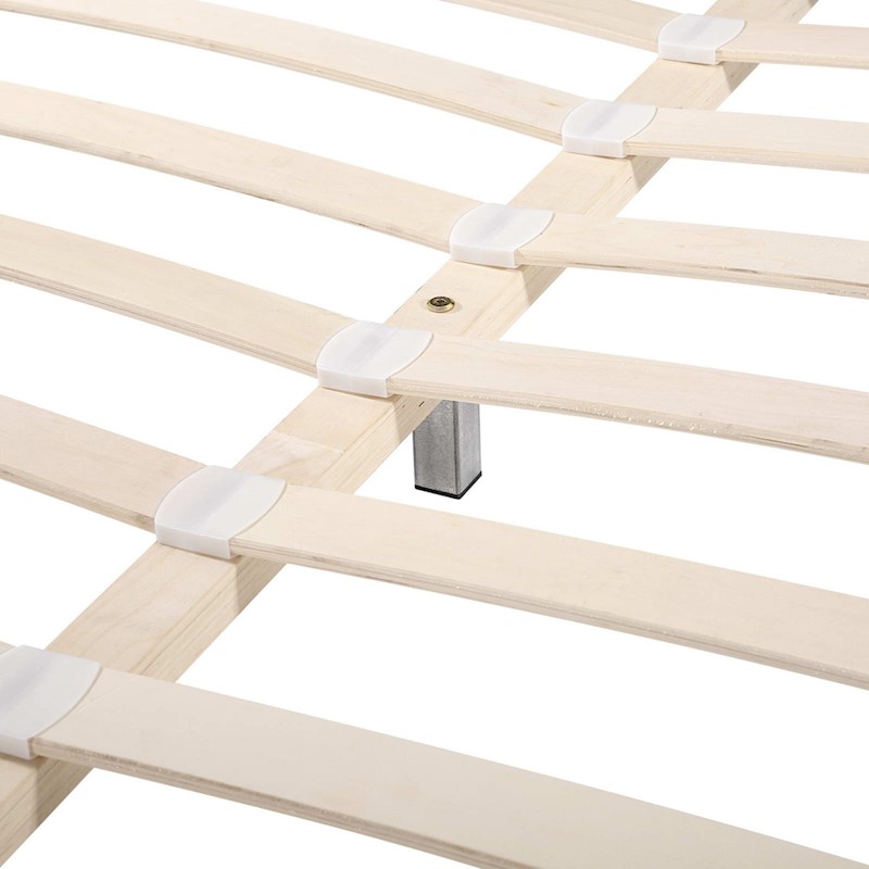 Leather Bed Frame Flio Black - Image 8