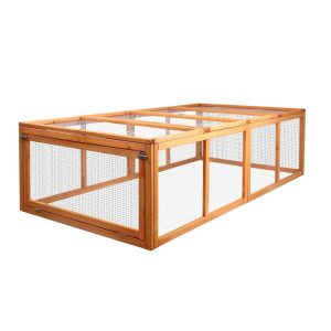 Rabbit Bunny Chicken Chook Coop House 180cm