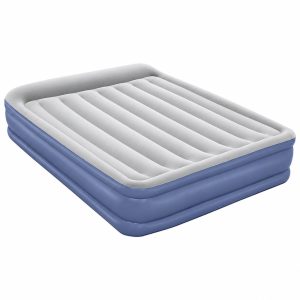 Air Bed 56cm Blue with Built-in Pump King