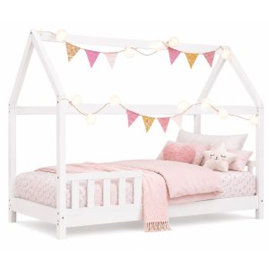 Montessori Kids Bed Frame Casa White