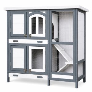 Rabbit Bunny Guinea Pig Ferret Hutch House 98cm