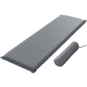 Self Inflating Camping Mattress 9.5cm Grey Single