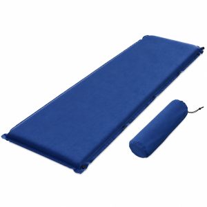 Self Inflating Camping Mattress 9.5cm Navy Single