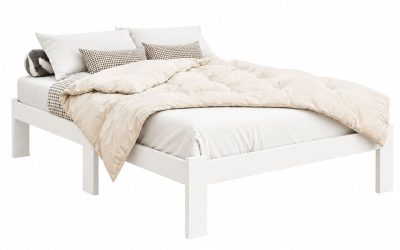 Timber Bed Frame Jade White